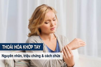 Thoái hóa khớp tay là tình trạng phần sụn ở khớp tay bị khô cứng, bào mòn