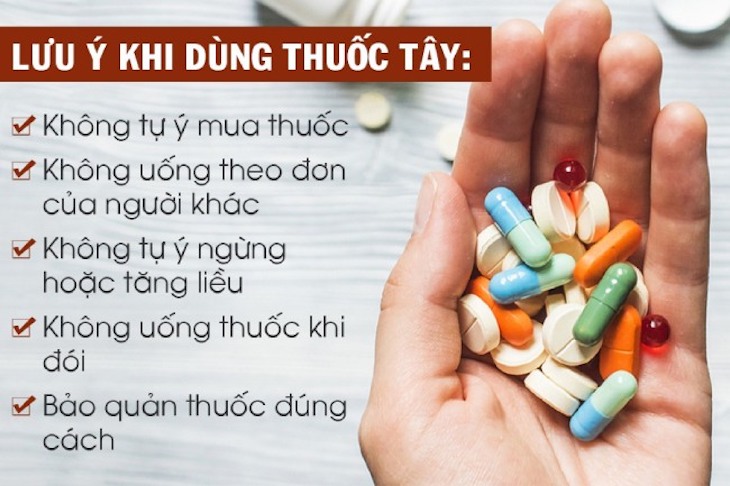 Chú ý khi dùng thuốc Tây điều trị bệnh để đảm bảo hiệu quả