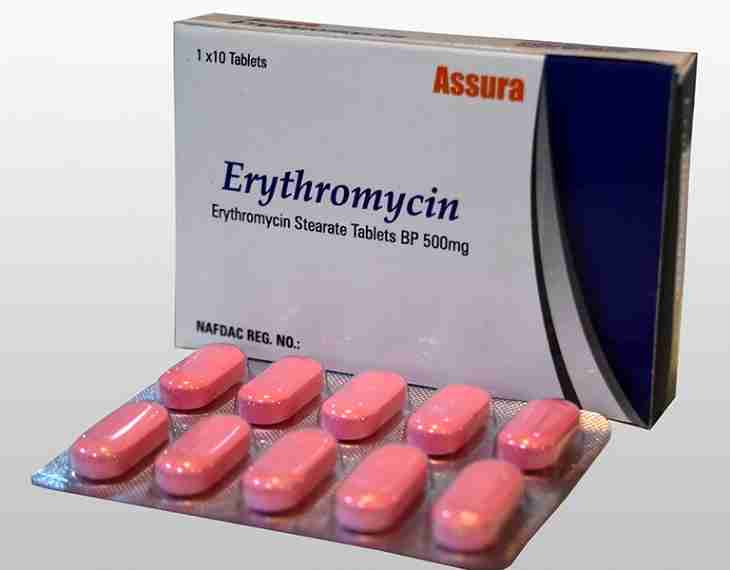 Thuốc Erythromycincó tác dụng ức chế và ngăn chặn sự phát triển của vi khuẩn gây bệnh