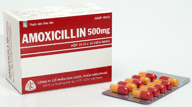 Amoxicillin cũng là một loại thuốc kháng sinh được sử dụng để chữa viêm họng cho các bà bầu khá phổ biến