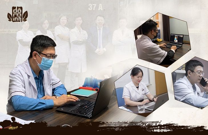 Các bác sĩ Đỗ Minh Đường tổ chức đào tạo nội bộ trực tuyến
