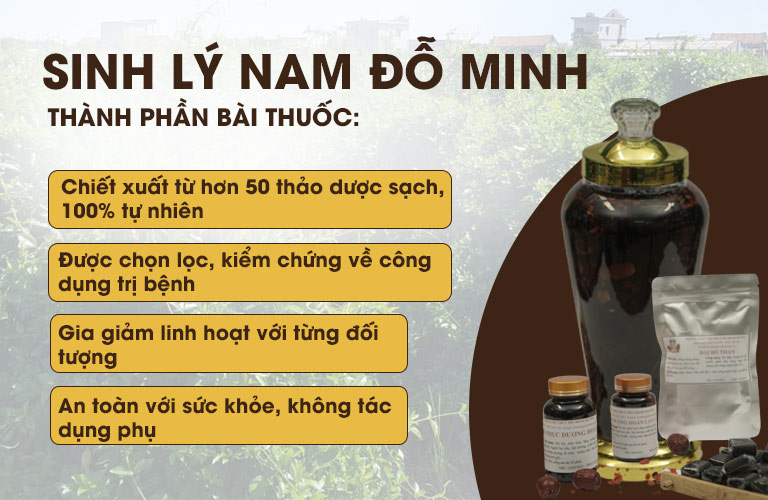 Sinh lý nam Đỗ Minh - bài thuốc được nhiều người tin dùng