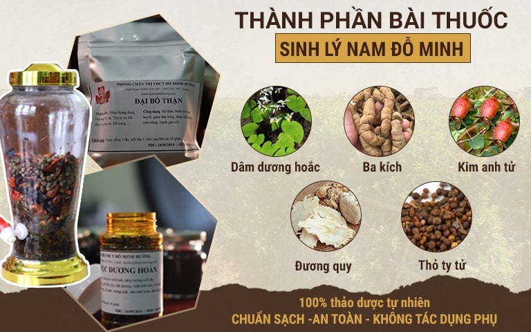 Sinh lý nam Đỗ Minh là bài thuốc Đông y cho hiệu quả cao, an toàn