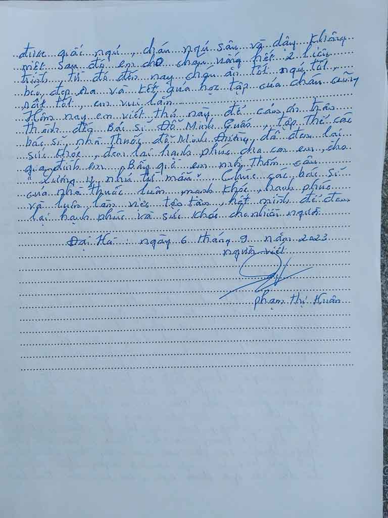 Một bức thư cảm ơn của bệnh nhân mất ngủ gửi cho tôi
