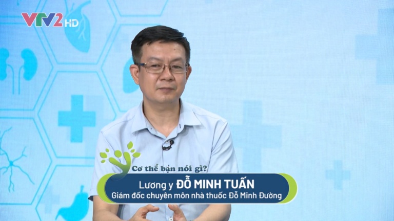 Lương y Tuấn chia sẻ về bài thuốc chữa mề đay trên truyền hình VTV2