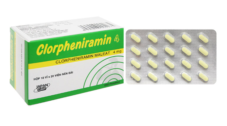 Clorpheniramine là thuốc kháng histamine H1