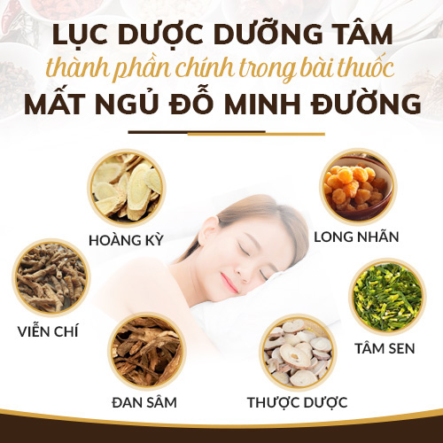 Thông tin về bài thuốc Mất ngủ Đỗ Minh