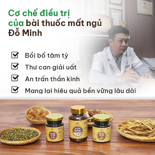 Cơ chế điều trị của bài thuốc Mất Ngủ Đỗ Minh