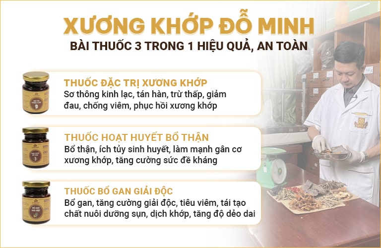 Liệu trình đặc trị Xương Khớp Đỗ Minh