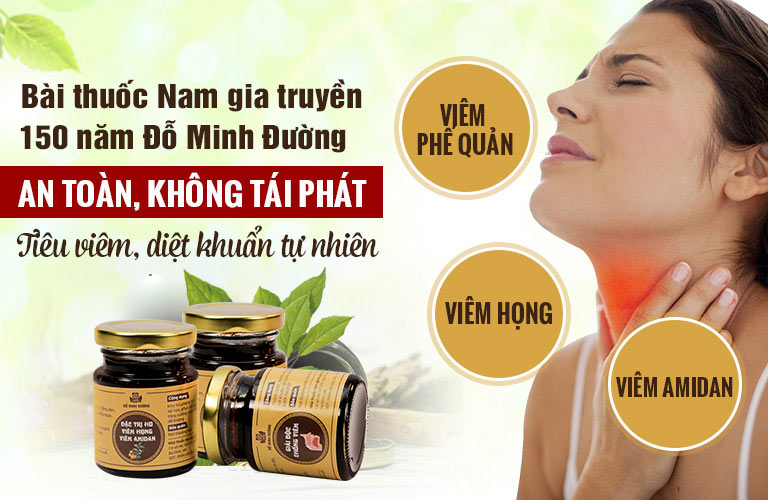 Bài thuốc Viêm họng Đỗ Minh