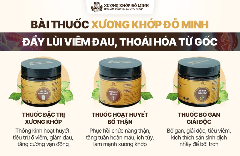 Liệu trình thuốc 3 trong 1 chữa thoái hóa cột sống