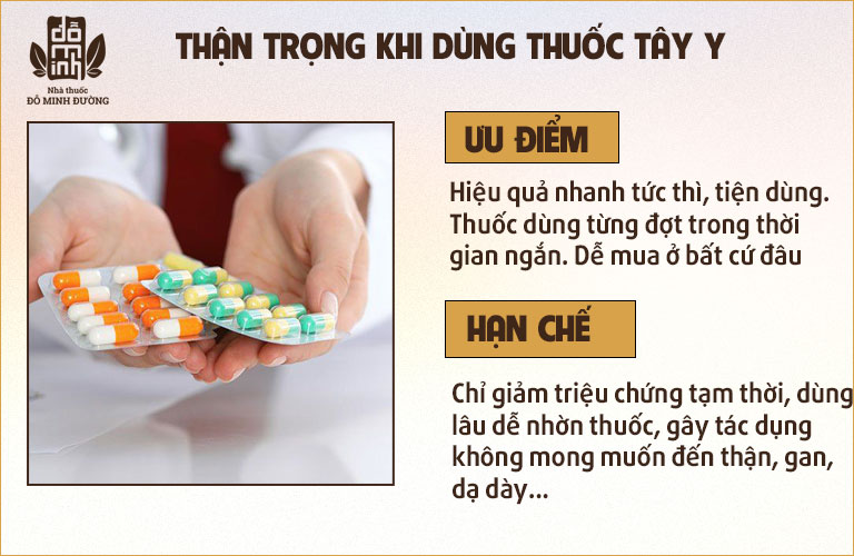 Lưu ý khi dùng thuốc tây chữa xương khớp