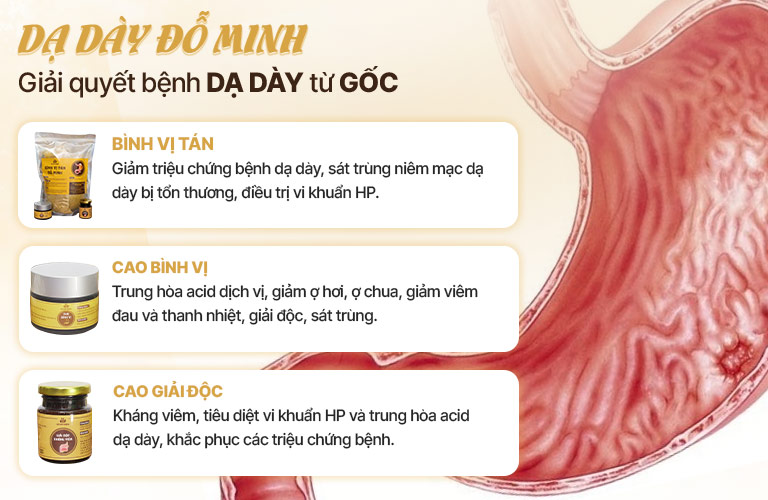 Dạ Dày Đỗ Minh đã mang đến một cơ chế điều trị toàn diện 