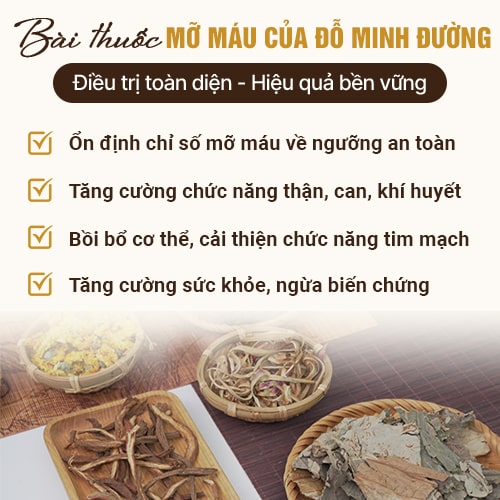 Công dụng thuốc mỡ máu của Đỗ Minh Đường
