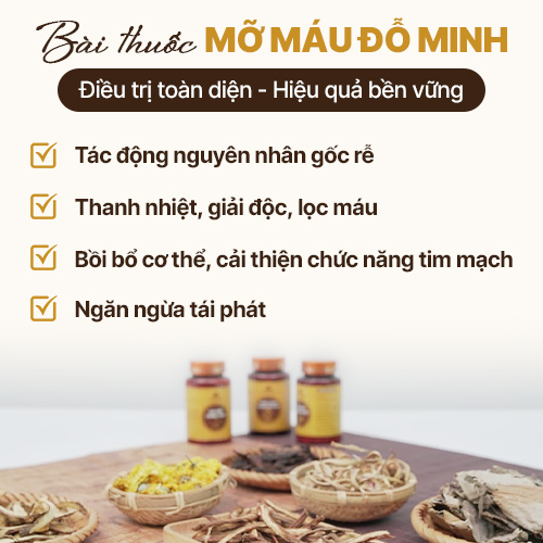 mỡ máu đỗ minh công dụng