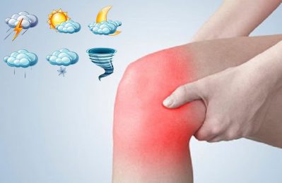 Cơn đau thường xuất hiện khi thời tiết thay đổi đột ngột