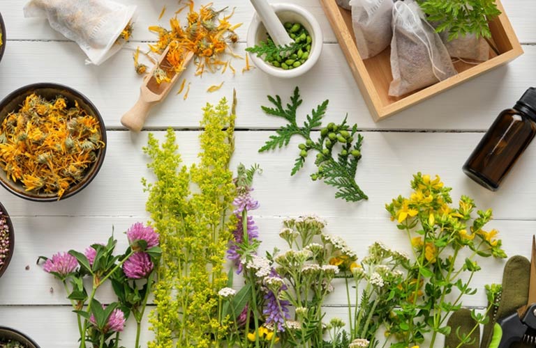 Sử dụng thảo dược và thay đổi thói quen sinh hoạt