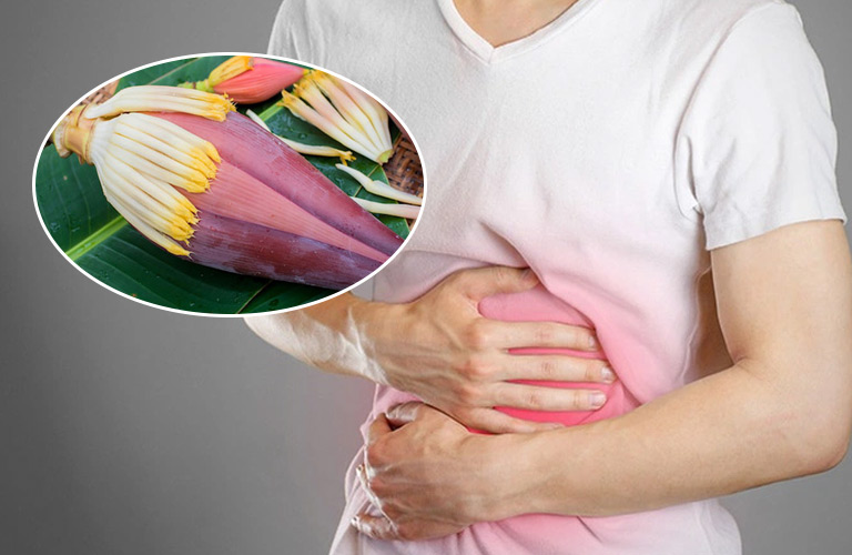 Tác dụng của chữa đau dạ dày bằng hoa chuối