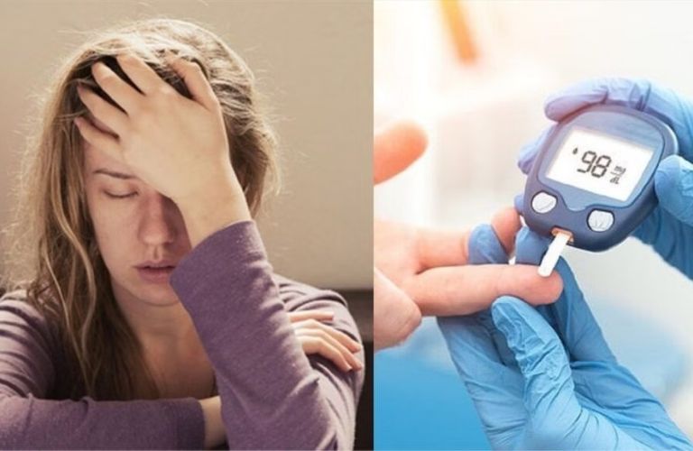 Bà bầu có thể gặp phải tình trạng đường huyết thấp, dẫn đến các cơn đau đầu