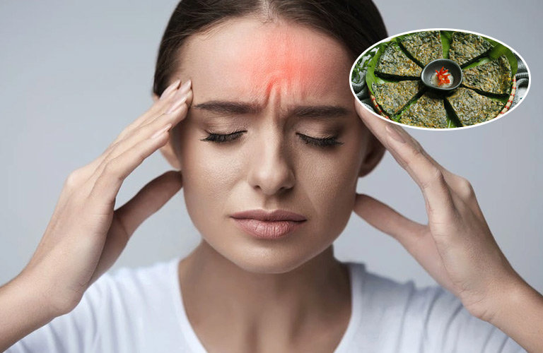 Trứng gà ngải cứu chữa đau đầu giúp bổ huyết, kích thích tuần hoàn máu, cải thiện tình trạng đau nhức