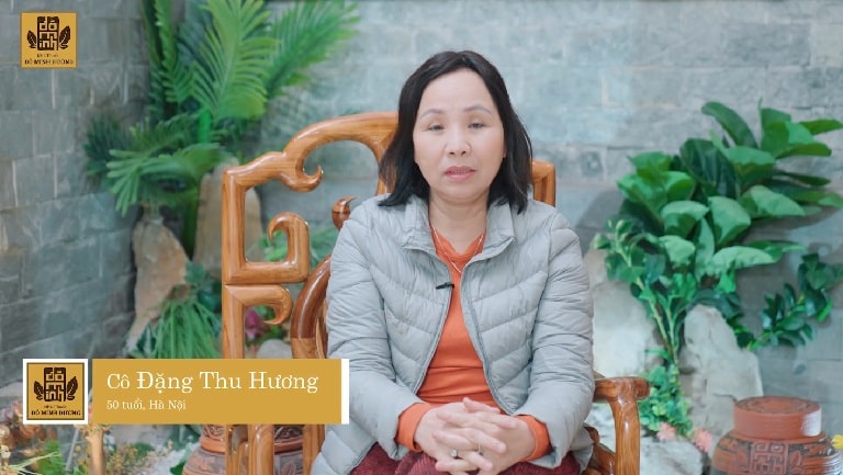 Chị Hương chữa mỡ máu tại Đỗ Minh Đường ổn định